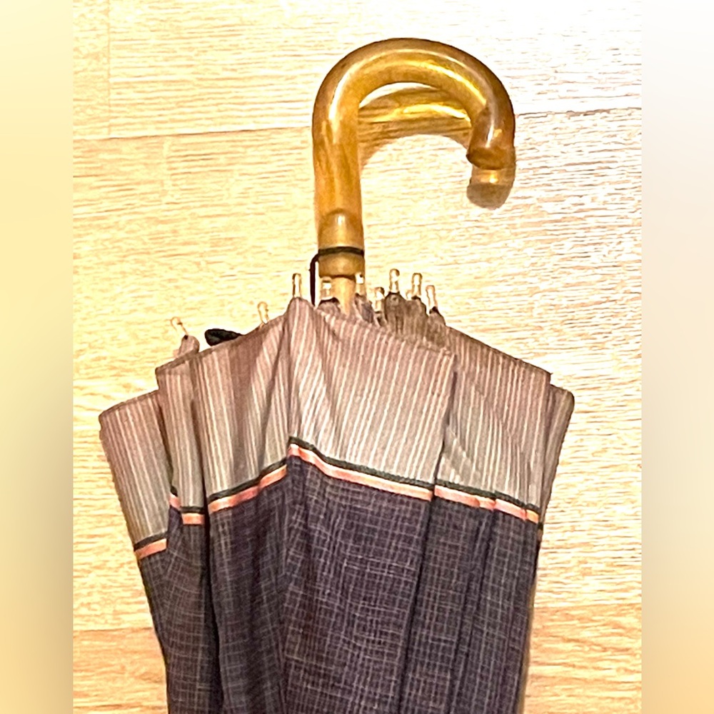 Antique Umbrella with Apple Juice Bakelite Handle